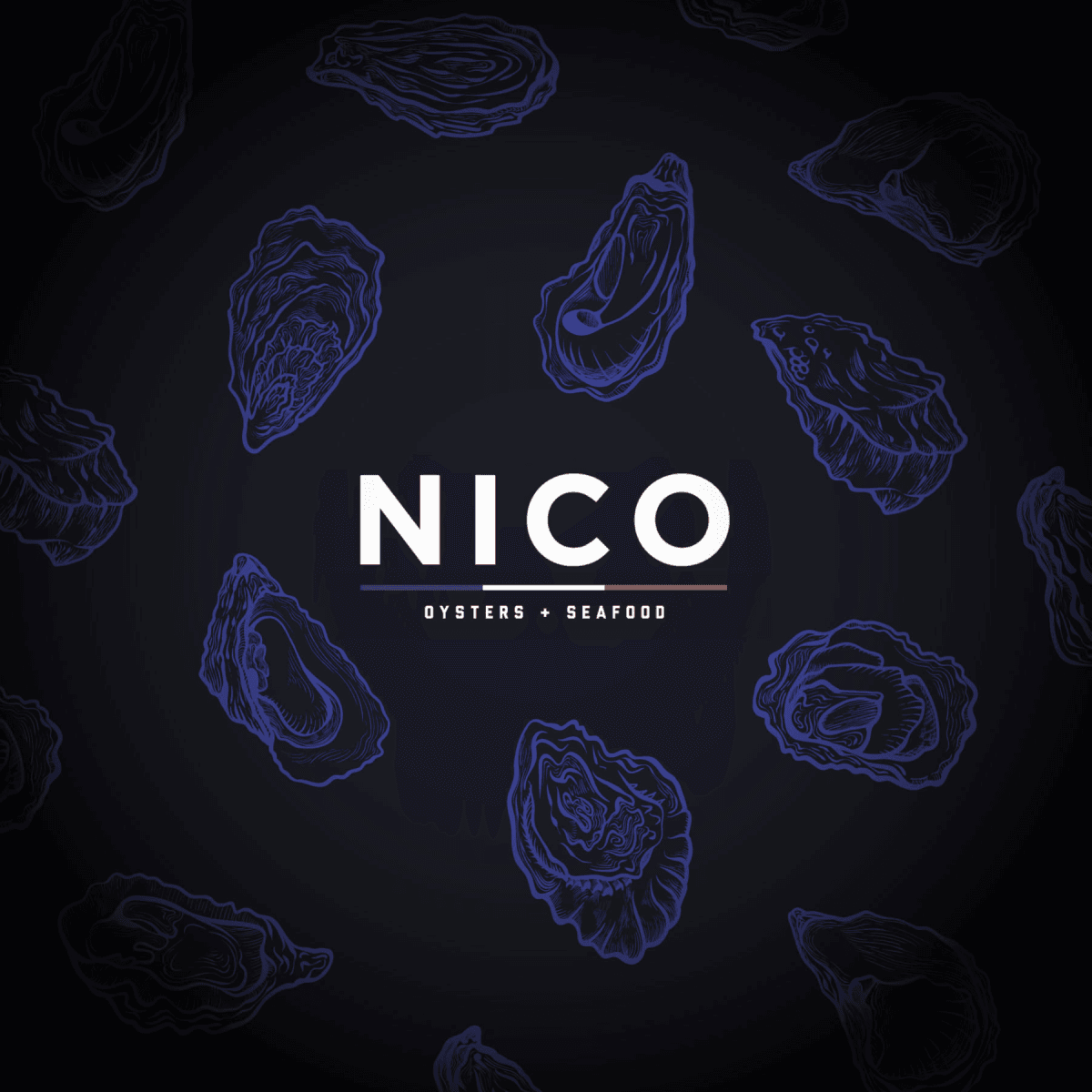 NICO | Oysters + Seafood logo