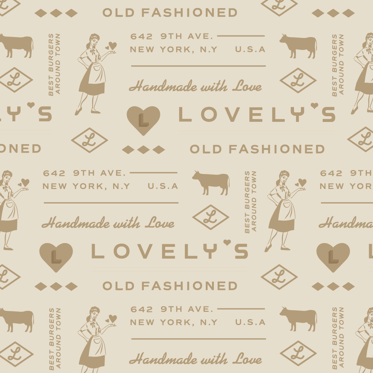 Lovely's Old Fashioned logo