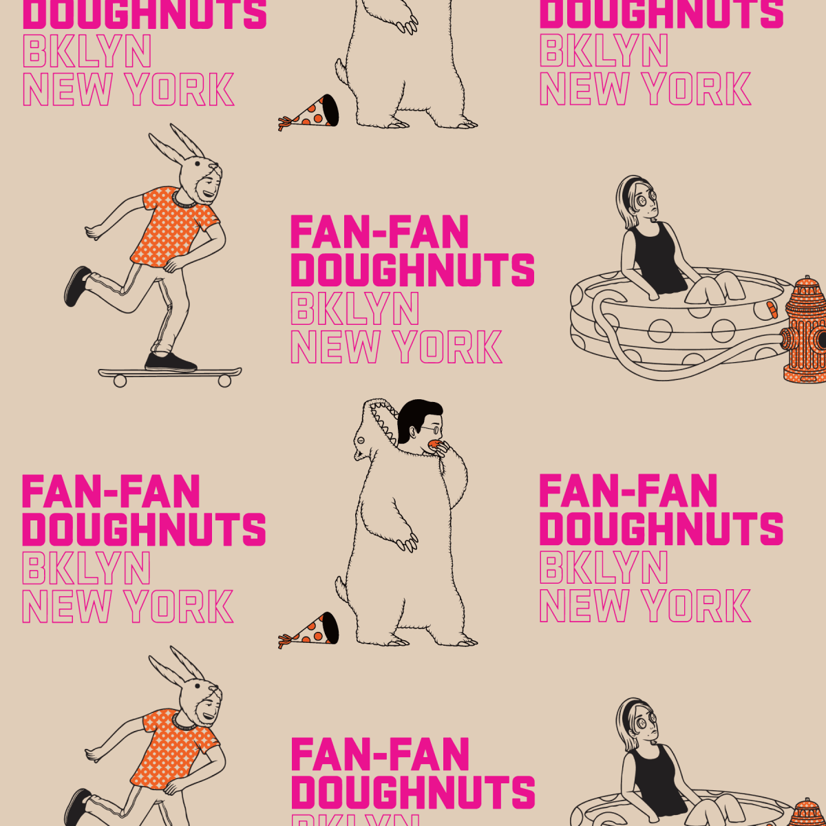 Fan Fan Doughnuts logo
