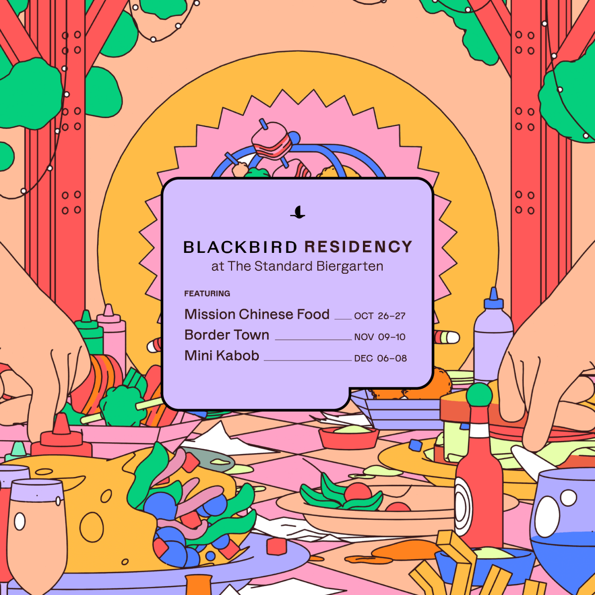 Blackbird Residency at The Standard logo