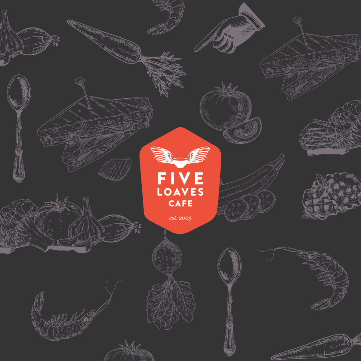 Five Loaves Cafe logo