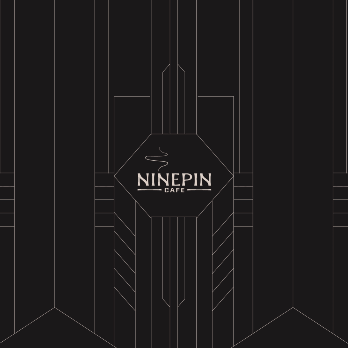 Ninepin Cafe logo