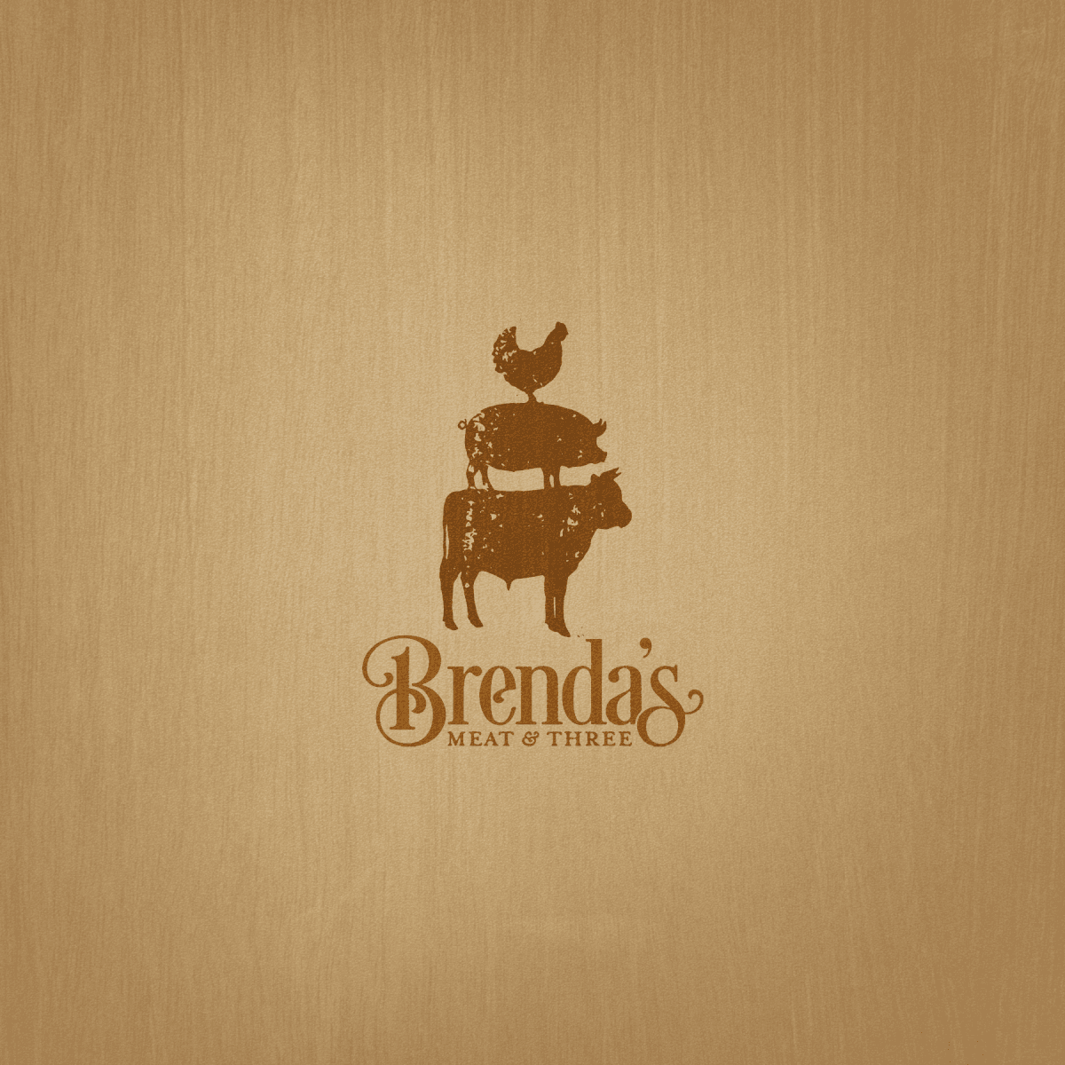 Brenda's Meat & Three logo