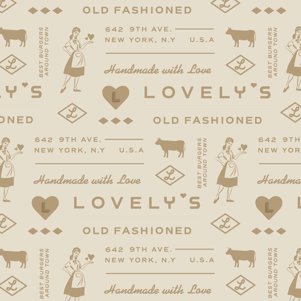 Lovely's Old Fashioned logo