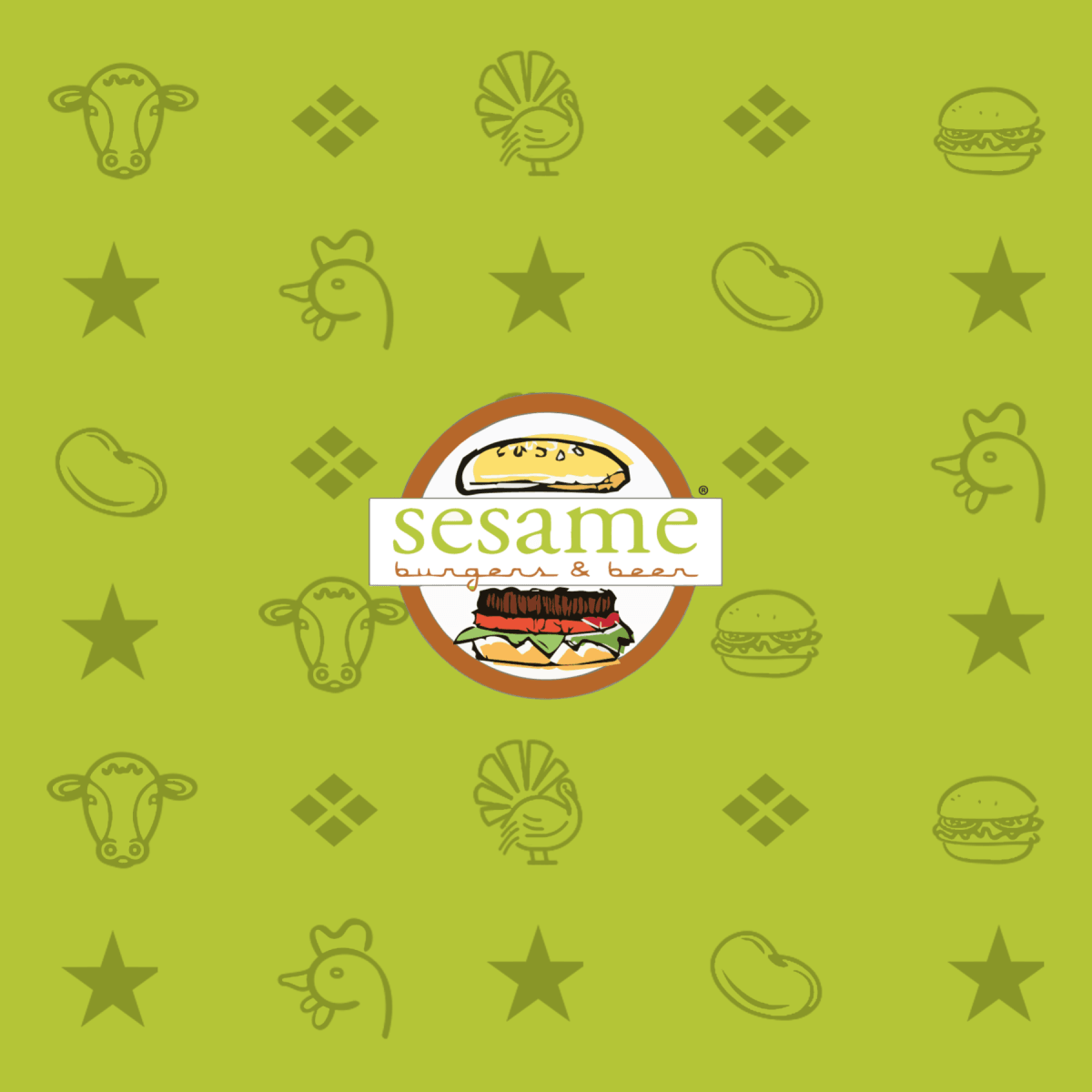 Sesame Burgers and Beer