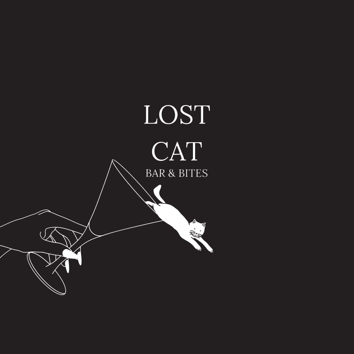 Lost Cat Bar & Bites logo